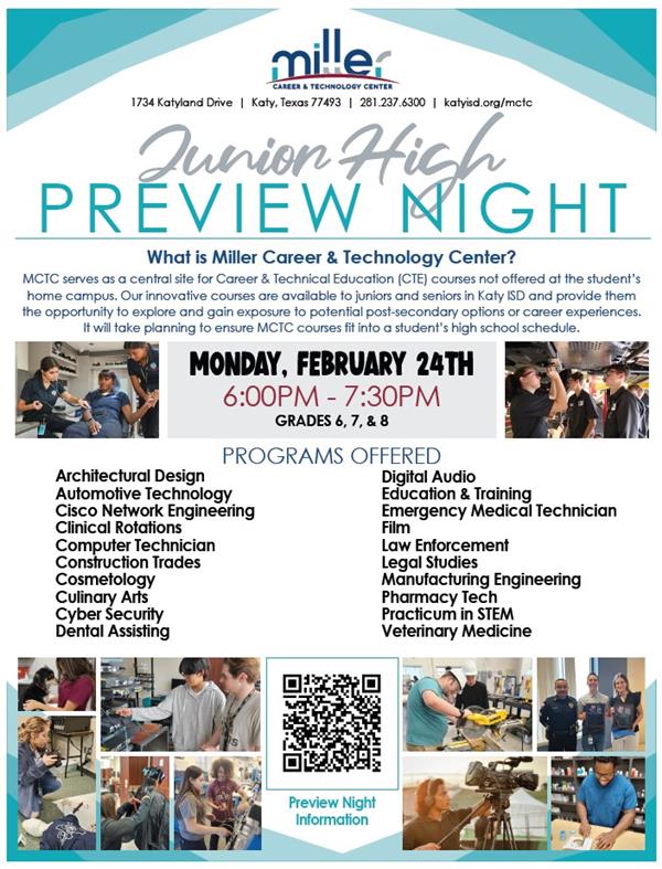 MCTC Junior High Preview Night 2/24/25